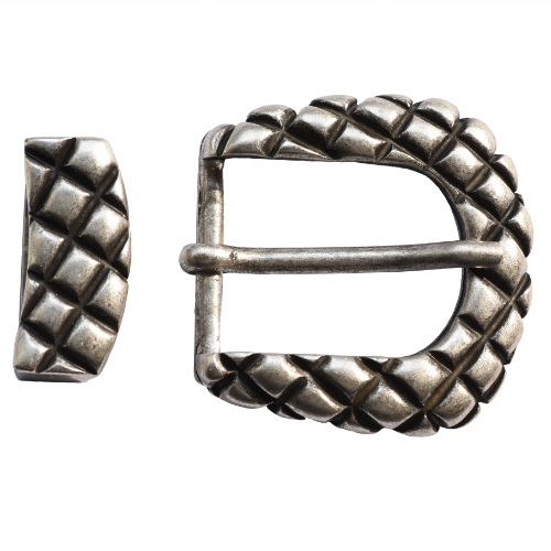 Metallschließe 2-teilig 45 x 45 mm